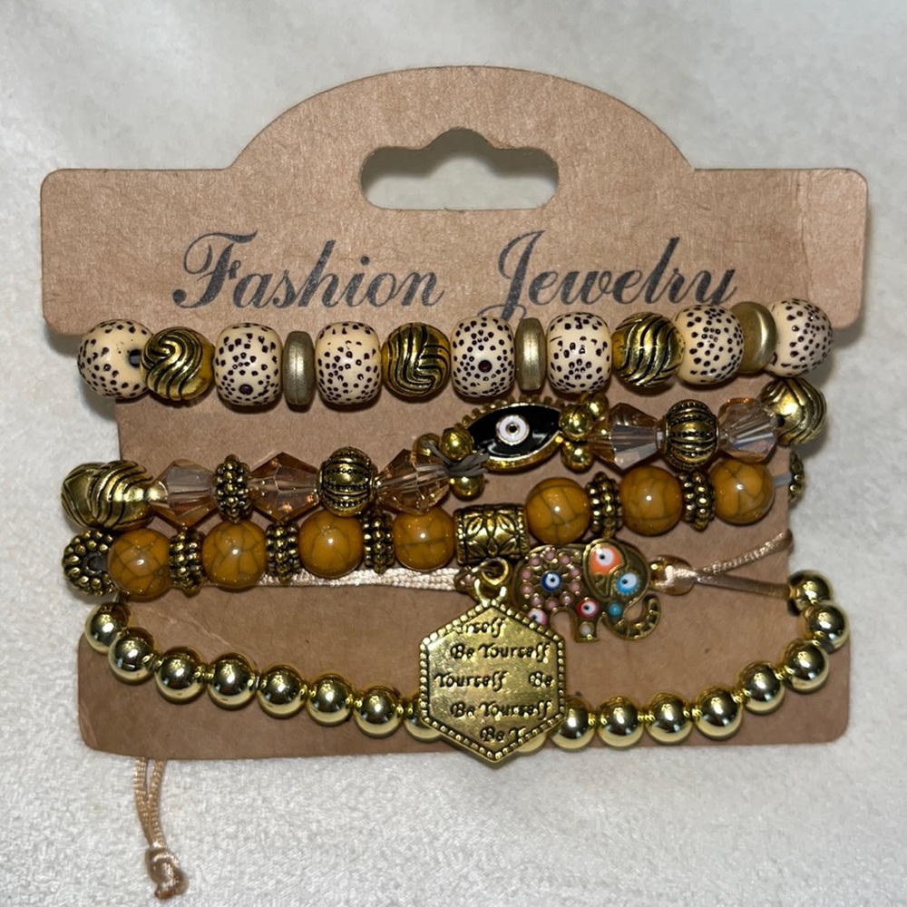 New boho stackable stretch bracelets. (5)